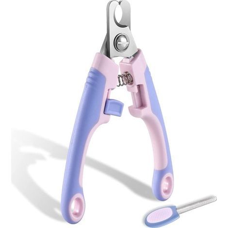 Coupe Ongles Chien avec Lime à Ongles, Coupe Griffe Chien Professionnel et Sécurisé, pour Les Chats Grands et Moyens ou Autres Animaux de Compagnie (1/4)