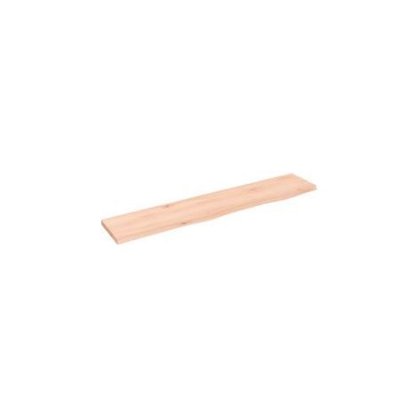 Étagère murale 100x20x2 bois de chêne massif non traité