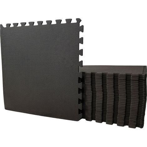 Samuel Alexander 8 Piece EVA Foam Floor Protective Tiles / Mats 60x60cm Each Set For Gyms, Garages, Camping, Kids Play Matting, Hot Tub Flooring Mats And Much More - Set Covers 2.88 sqm (31 sq ft) (1/5)