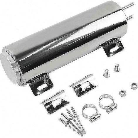 Réservoir de trop-plein de liquide de refroidissement universel 3 x 10 pouces compatible avec les systèmes de radiateurs automobiles