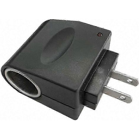 Adaptateur Prise Allume-Cigare 12V Voiture, Convertisseur 220V AC vers DC, Chargeur Électrique pour Véhicule, Fiche Alimentation Universelle (1/5)