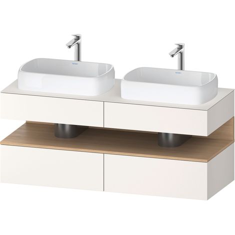 Duravit Collection One Meuble sous-vasque sur console, 2 tiroirs,