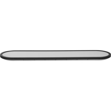 Lámpara de techo empotrada LED plafón ovalado con mando a distancia negro Clarella (1/5)