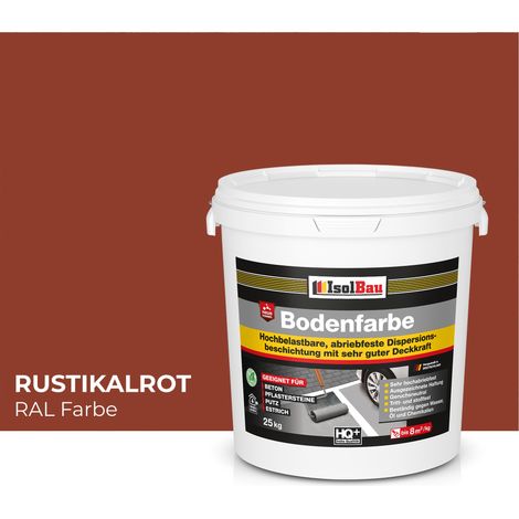 Pintura para carreteras IsolBau para hormigón, color rústico, 25 kg. (1/5)