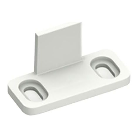 lot de 2 guide de sol pour porte coulissante, noir (1/5)