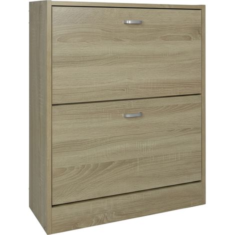 Scarpiera Salvaspazio Mobile Ingresso Legno 5 Ripiani 63x33x95 cm 100R