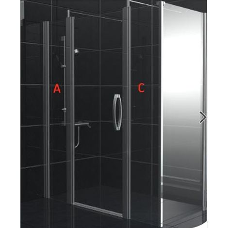 AKW Larenco Full Height Side Panel 800mm Wide