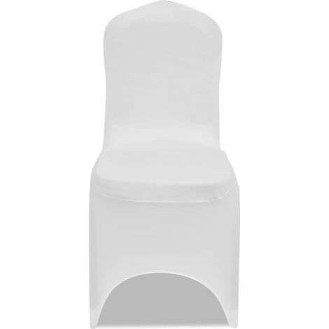 Maison Exclusive - Housse de chaise extensible 100 pcs Blanc