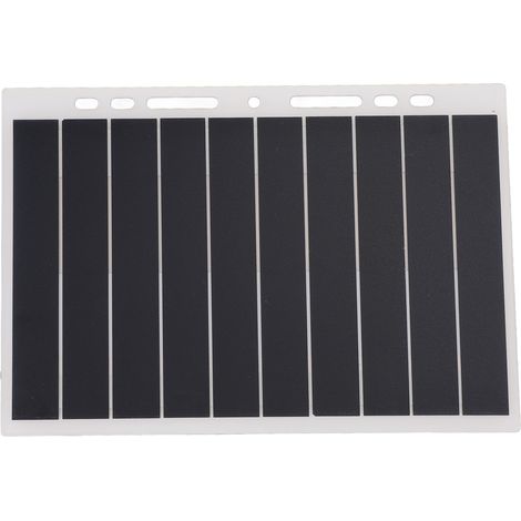 Chargeur de panneau solaire 10W 5V 2A, batterie Portable en silicium monocristallin haute Performance pour Camping randonnée activités de plein air (1/5)