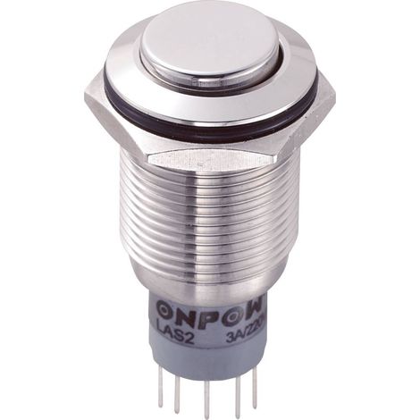 TRU COMPONENTS 701956 LAS2GQH-22Z/S/P Interruttore antivandalo 250 V/AC 3 A 2 x On / On Permanente IP67 1 pz. (1/3)