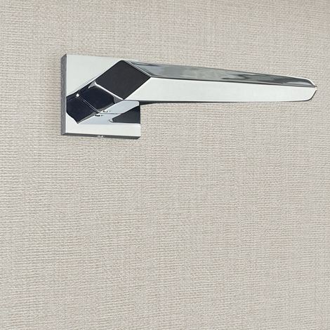 Poignée de porte design finition aspect chrome brillant Gilda - KATCHMEE - KatchMee