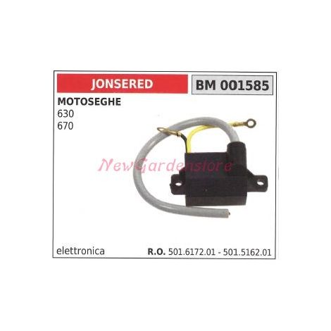 Bobina accensione JONSERED per motosega 630 670 001585
