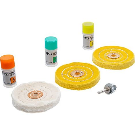 Kit de polissage pour metal dur 7 pièces (1/2)