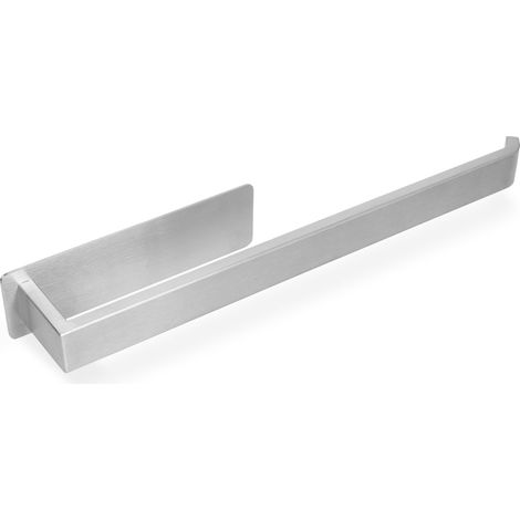 Handtuchstange ohne Bohren selbstklebend gebürstet 38cm Edelstahl (1/4)