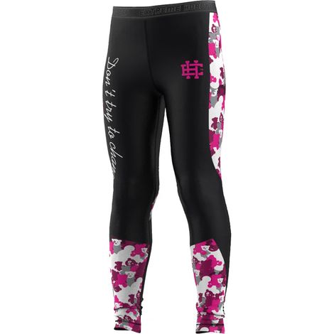 Sportleggings mit Teddybär-Motiv für Kinder, Größe 164, schwarz