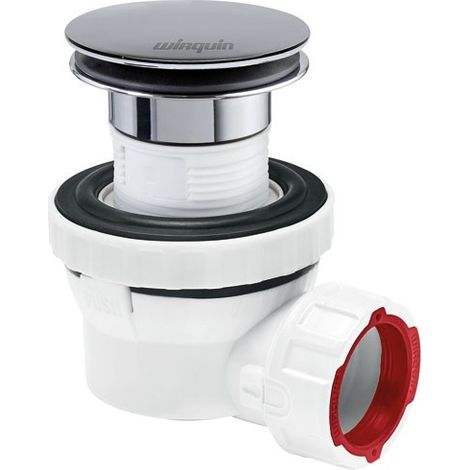 Ablauf + Siphon Waschbecken D32 Quick Clac Weißkörper - Wirquin
