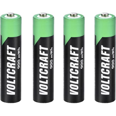 VOLTCRAFT HR03 Pile rechargeable LR3 (AAA) NiZn 900 mWh/550 mAh 1.6 V 4 pc(s) S156962 (1/4)