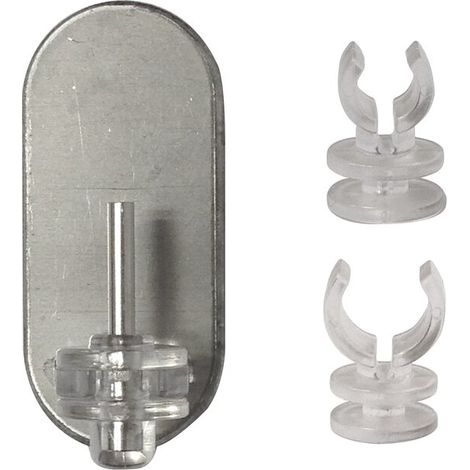 Pitos Adhésifs Mobois 3-en-1 Fixation Sans Perçage, Double Finition élégante. - Mobois