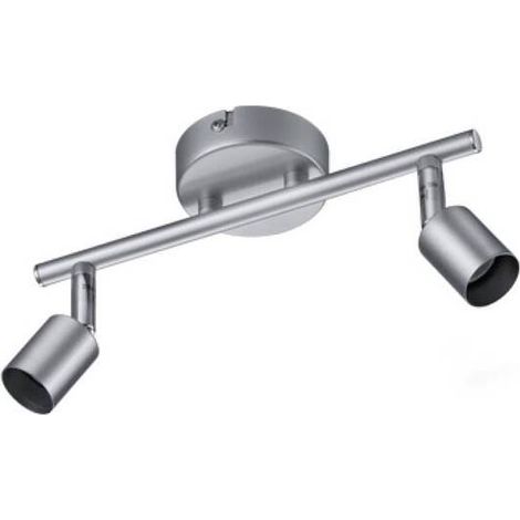 BARRA 2 FARETTI PARIS GU10 ALLUMINIO