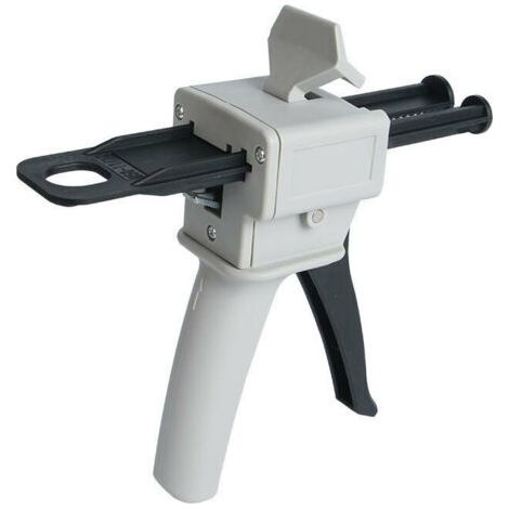 Pistolet Distributeur Époxy 50 ml, AB Pistolet à Colle Époxy Poignée Applicateur pour Mélange Colle, Ratios 1:1 et 2 :1 (Pistolet) (1/5)