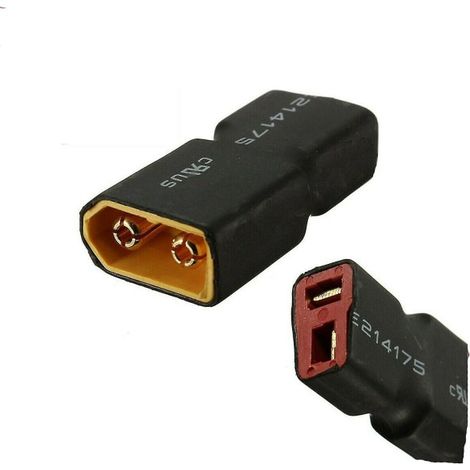 Adaptateur de connexion pour batterie Lipo RC Avion, Voiture, Drone, Bateau – Connecteur universel, embase mâle/femelle, 2 pièces, haute conductivité. (1/5)