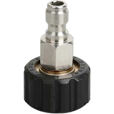 M22 Schnellkupplung auf 1/4"-Außengewinde-Adapterkupplung für Hochdruckreiniger (1/5)