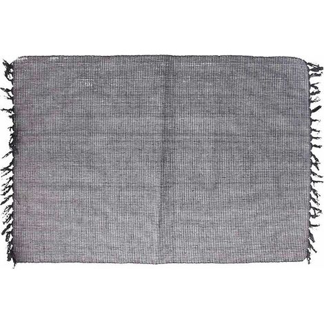Tovaglietta rettangolare 35x50 cm in cotone riciclato grigio Linea Basic (1/3)