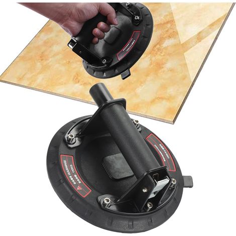 Ventouse à air comprimé de 8 pouces, puissante pompe à main pour soulever des carreaux de céramique, du verre et de grandes dalles outil de manutention robuste. (1/5)