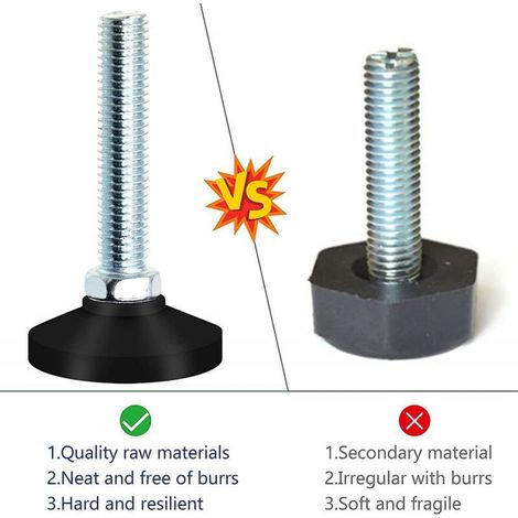 Vis de réglage M10 X 50 Mm Vis de réglage Pied de réglage Vis de meuble (1/3)