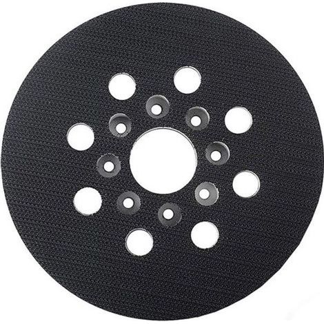 125 mm Plateau de ponçage Compatible avec Bosch GEX 1251 AE, PEX 220 A, PEX 220 AE, Skil 7402/7490 (1/5)