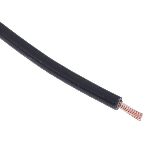 Câble triple homologation RS PRO, Noir, Section 1 mm² 1 kV c.c., 600 V c.a., , Triple homologation ( Prix pour Bobine de 100 Mètres ) (1/3)