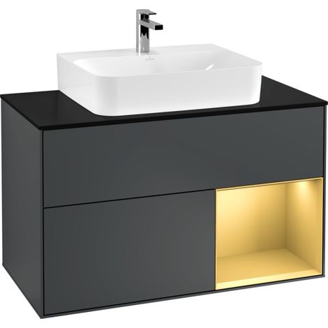 Villeroy & Boch G122HFHG Armoire sous lavabo Finion G12 (1/2)