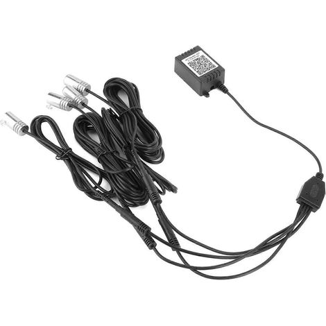 12V LED-Ambientebeleuchtung für Autos, IP65 wasserdicht, Bluetooth-App-Steuerung, 4 Stück (1/5)
