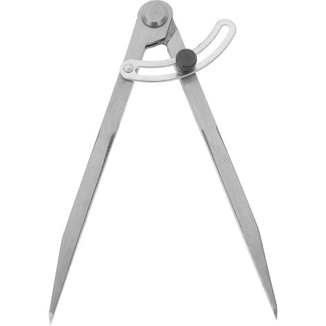 Compas à Pointes Sèches Professionnel en Acier Carbone Compas 300mm Grand Diamètre pour Charpentier Menuisier Ébéniste Architecte Tailleurs de pierre, Jauge Precision de Marquage Industriel (1/4)