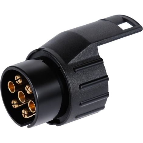 Adaptateur Prise Attelage 7 Broches vers 13 Broches - Pour Remorque Automobile - Compatible Norme Européenne - 1 Pièce (1/4)