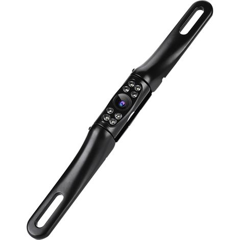 Caméra de recul universelle pour voiture, angle de vision de 170°, HD, étanche, avec vision nocturne LED et 8 LED. (1/5)