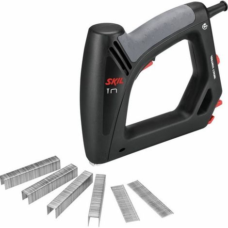 Skil Elektrotacker Nagler 8200 AA, Klammergerät mit 400 Klammern + 100 Nägel (1/5)