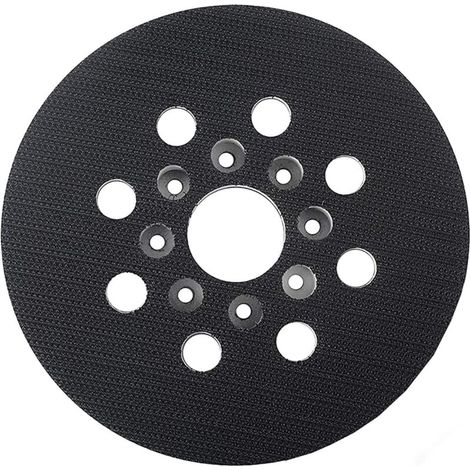 125 mm Plateau de ponçage Compatible avec Bosch GEX 1251 AE, PEX 220 A, PEX 220 AE, Skil 7402/7490 (1/5)