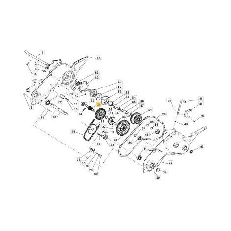 ALBERO CONDUTTORE MARCE ORIGINALE STIGA - 118800344/0
