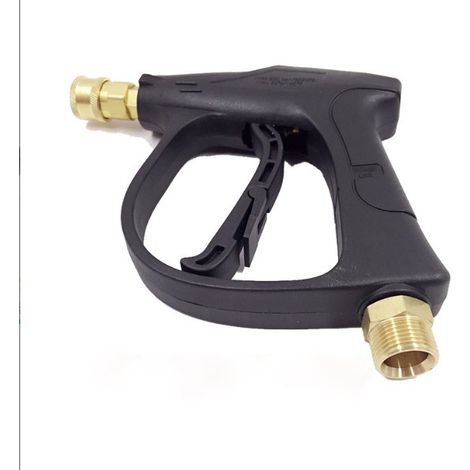 MINKUROW Pistola Pulverizadora Para Lavadora A Presión, Pistola De Agua Para Bomba De Coche Con Cepillo Para Lavado De Autos, Rosca Exterior 22x1.5 Mm (1/3)