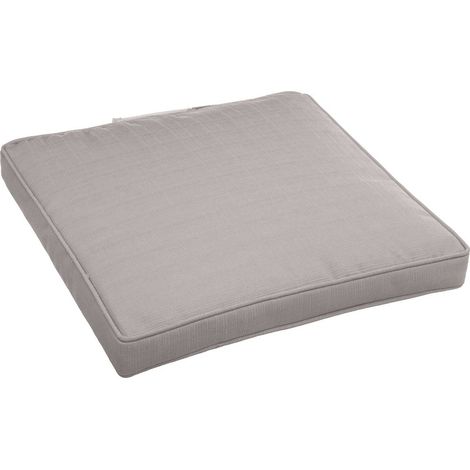 Coprisedia korai taupe scratch 40x40x4cm in poliestere - Hespéride (1/4)