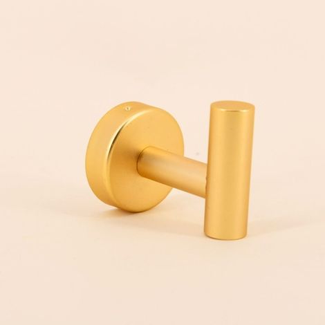 Patère en acier inoxydable doré 7cm