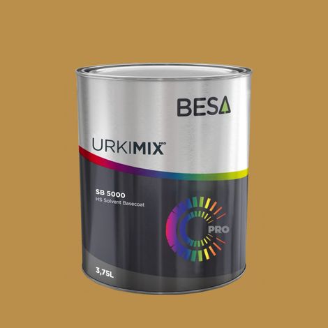 Pot de peinture Polyuréthane / bi composant Jaune Ocre RAL 1024 Satin - 2 kg
