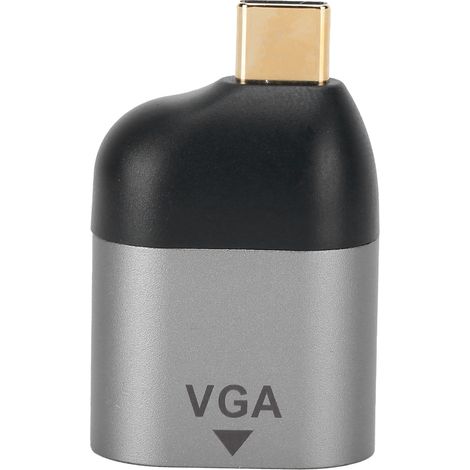 Adaptateur USB-C Mâle vers VGA Femelle DB15P pour PC et Smartphone Android (1/5)