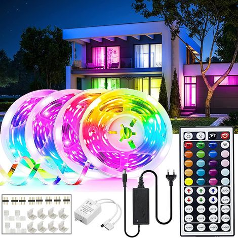 Bande lumineuse LED avec musique et télécommande - 20 mètres (1/5)
