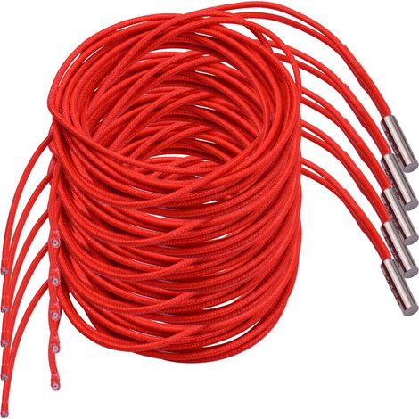 Packung mit 5 einseitigen Heizpatronen (24 V, 40 W, 6 x 20 mm), 1,6 m (5,2 Fuß) Heizschlauch für 3D-Drucker (1/4)