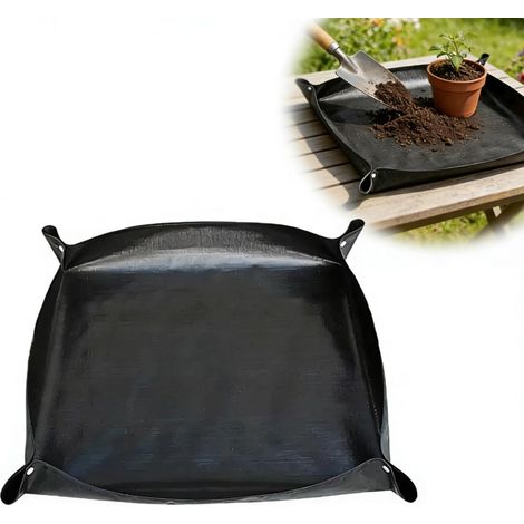 Tapis De Rempotage De Plantes 100x100 Cm, Tapis De Jardinage Imperméable, Tapis De Transplantation Pliable, Tapis De Plantation De Jardinage pour Rempotage, Repiquage, Succulentes (1/5)