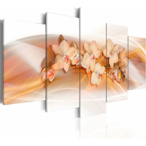 Tableau orchidée décoration raffinée - 200 x 100 cm (1/4)