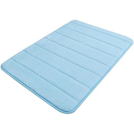 Tapis de bain paillasson 40x60cm tapis de douche antidérapant-absorbant lavable en machine (1/3)