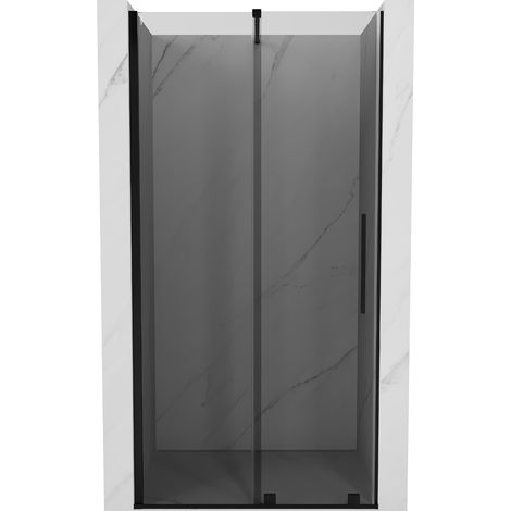 Mexen Velar puertas de ducha correderas 90 cm, grafito, negro - 871-090-000-41-70 (1/5)
